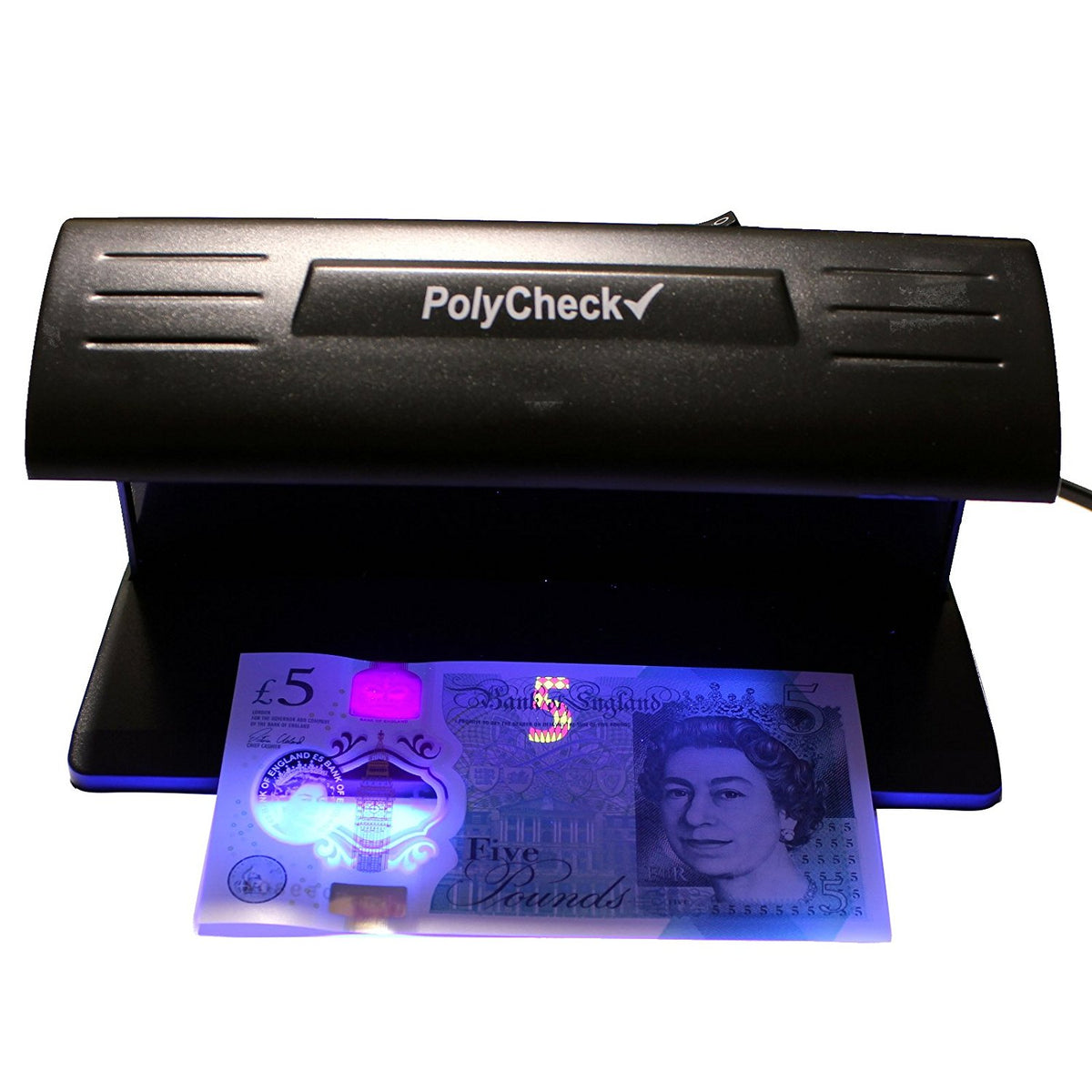 PolyCheck 2in1 UV Counterfeit Money Detector with White LED Light