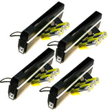 4 x Portable UV Money Checkers with Batteries - Detects Forged Polymer & Paper Bank Notes