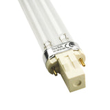 DuraBulb 13W GX23 UVC bulb double-fin base and two-pin connector close-up
