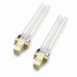 Two DuraBulb 13W GX23 UVC pond filter bulbs at 45 degree angle