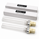 Twin pack DuraBulb 13W GX23 UVC pond filter bulbs with two boxes