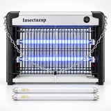 16W InsectaZap fly killer with 2 spare T5 8W BL UV tubes