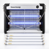 16W InsectaZap fly killer with 4 spare T5 8W BL UV tubes