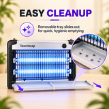 30W InsectaZap removable collection tray easy cleaning features