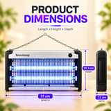 InsectaZap 30W UV Fly Killer Machine – Electric Bug Zapper, 80m² Coverage