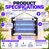InsectaZap 16W UV Fly Killer Machine – Electric Bug Zapper, 40m² Coverage
