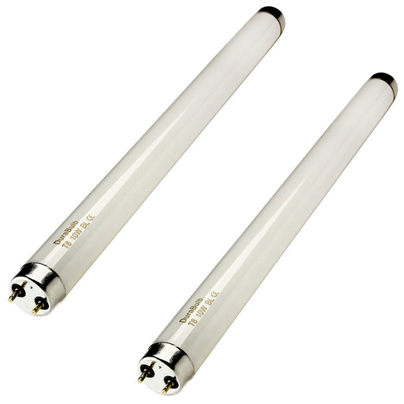 DuraBulb 2 x 10W T8 BL368 UV Fly Killer Bulbs - 13 Inch Tubes for 20W ...