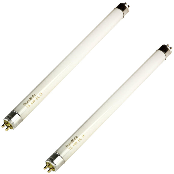 DuraBulb 2 x 6W Fly Killer Bulbs Replacement Bulbs for 6W 12W Insec Note Checker Bulbs