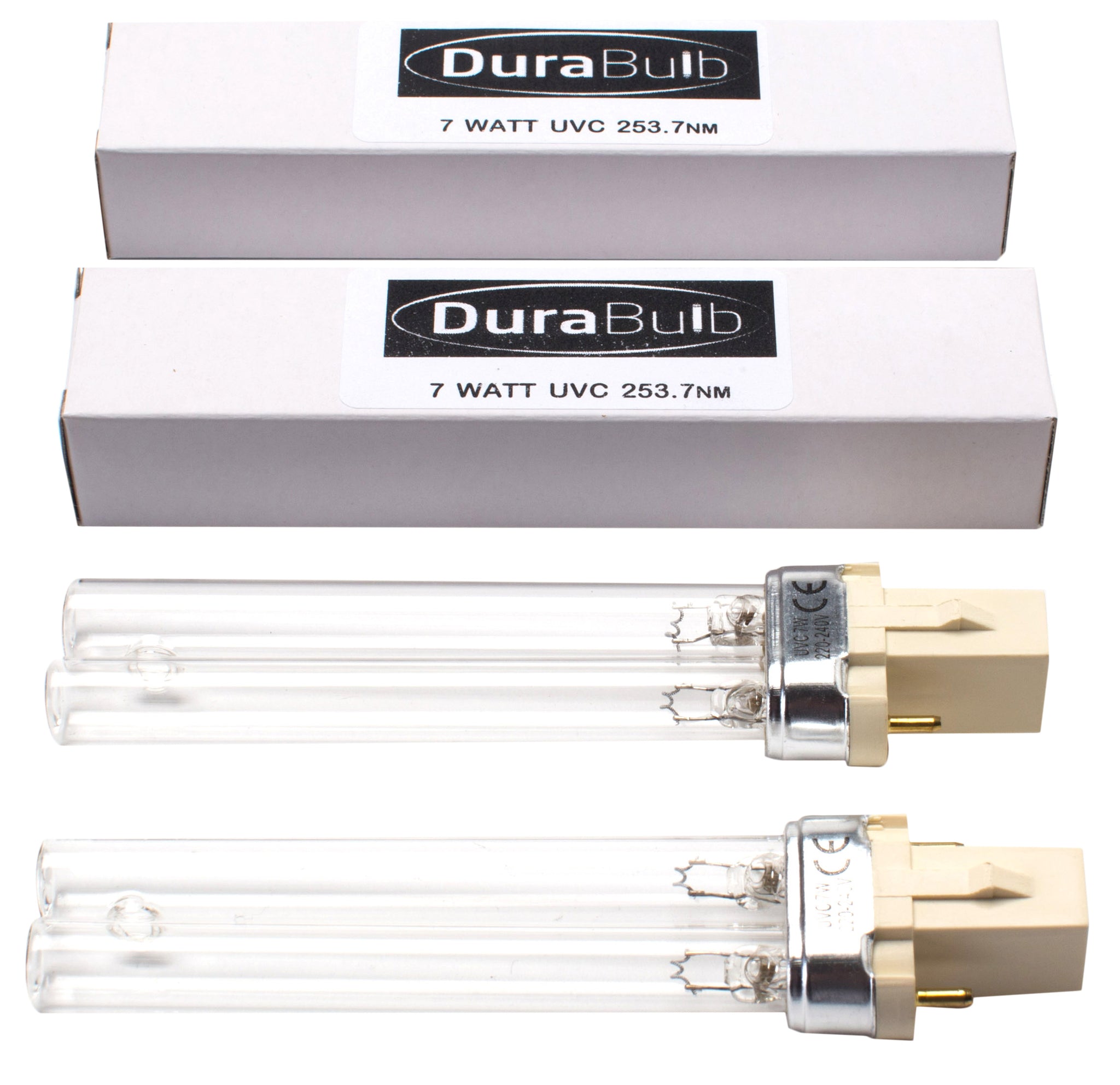 DuraBulb Twin Pack Replacement 7W UV (Ultra Violet) Bulb Lamp for Pond ...