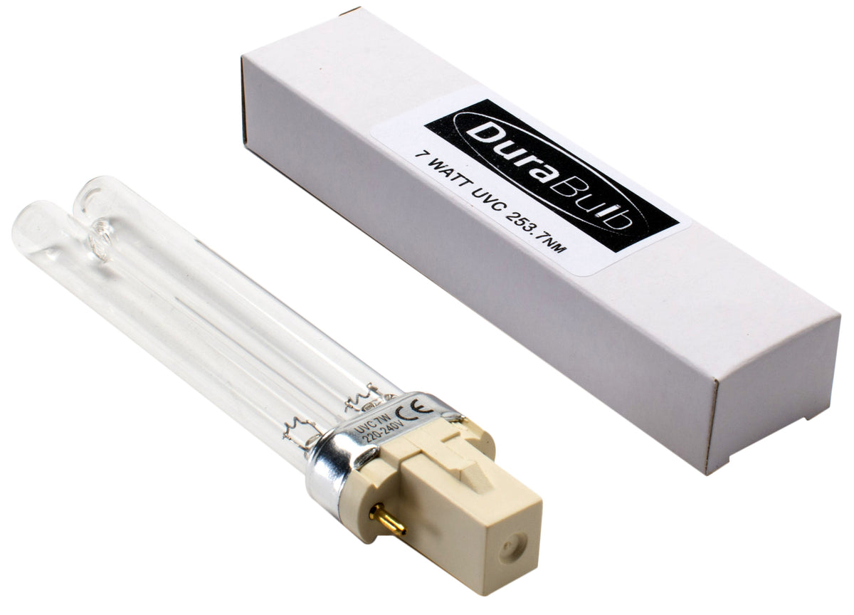 DuraBulb Twin Pack Replacement 7W UV (Ultra Violet) Bulb Lamp for Pond ...