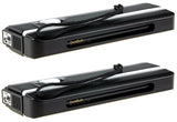2 x PolyCheck Portable UV Money Checkers - Detects Forged Polymer & Paper Bank Notes