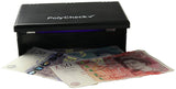 PolyCheck UV Money Checker with Easy-Change 4W Bulb - Detects Fake Polymer & Paper Bank Notes